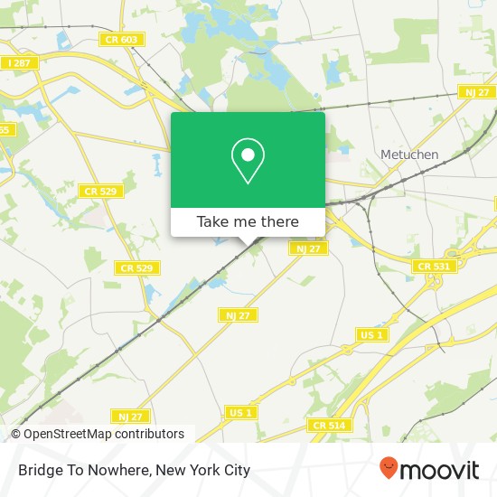 Bridge To Nowhere map