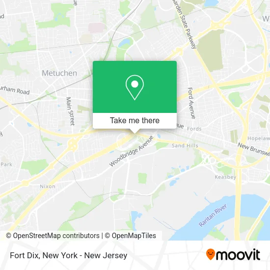 Fort Dix New Jersey Map How To Get To Fort Dix In Edison, Nj By Bus, Train Or Subway?