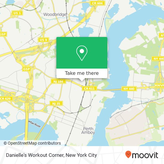 Danielle's Workout Corner map