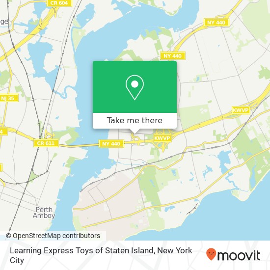 Learning Express Toys of Staten Island map