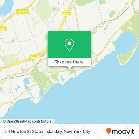 54 Newton St Staten Island,ny map