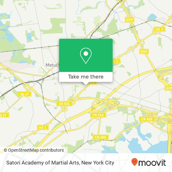 Mapa de Satori Academy of Martial Arts