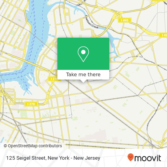 Mapa de 125 Seigel Street
