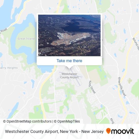 Mapa de Westchester County Airport
