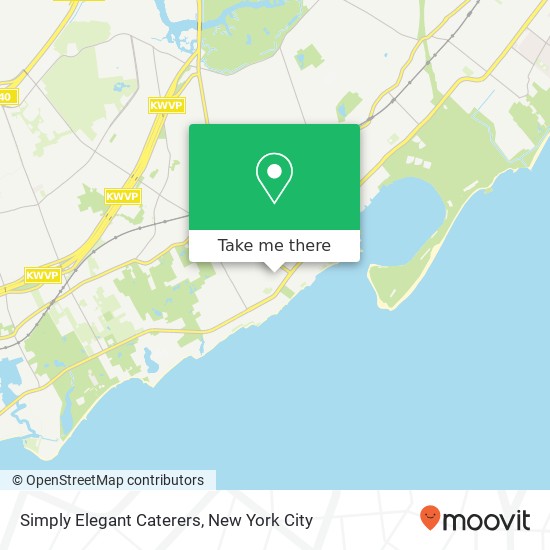 Simply Elegant Caterers map