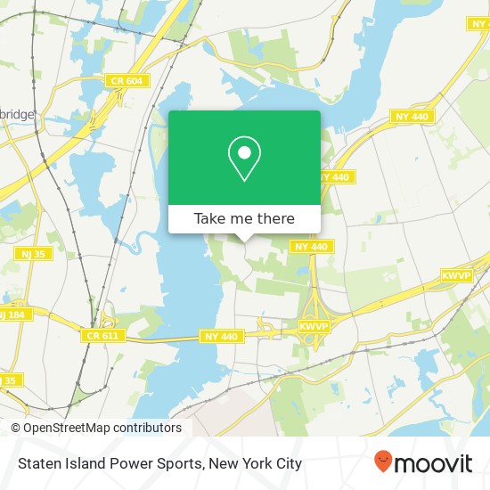 Staten Island Power Sports map