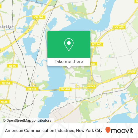 American Communication Industries map