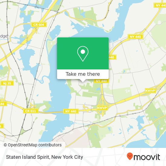 Staten Island Spirit map
