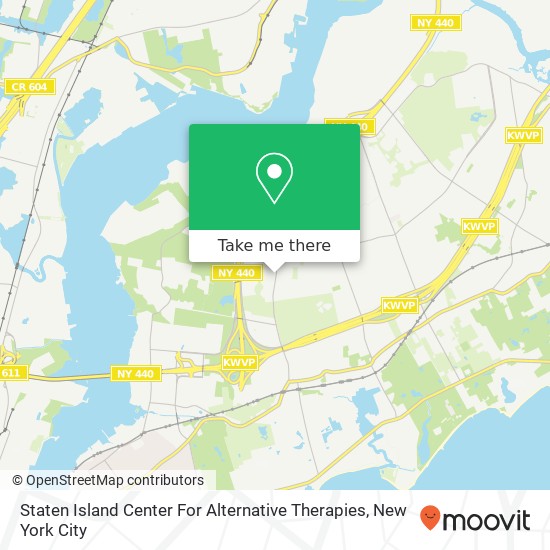 Mapa de Staten Island Center For Alternative Therapies