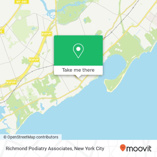 Richmond Podiatry Associates map