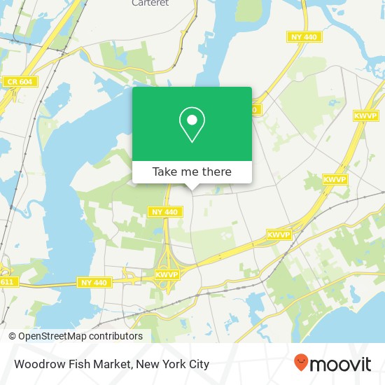 Woodrow Fish Market map