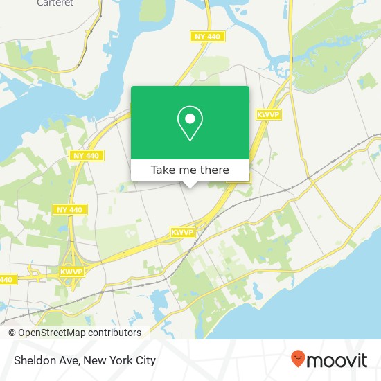 Sheldon Ave map