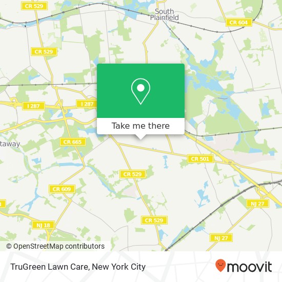 TruGreen Lawn Care map
