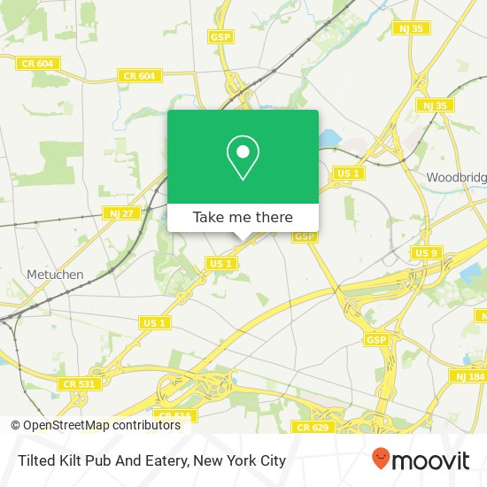 Tilted Kilt Pub And Eatery map