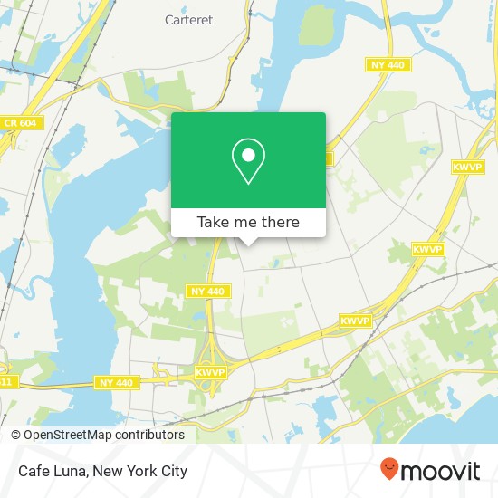 Mapa de Cafe Luna