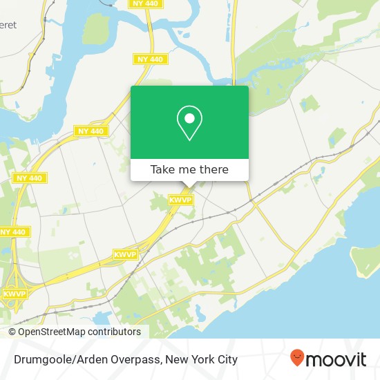 Drumgoole/Arden Overpass map
