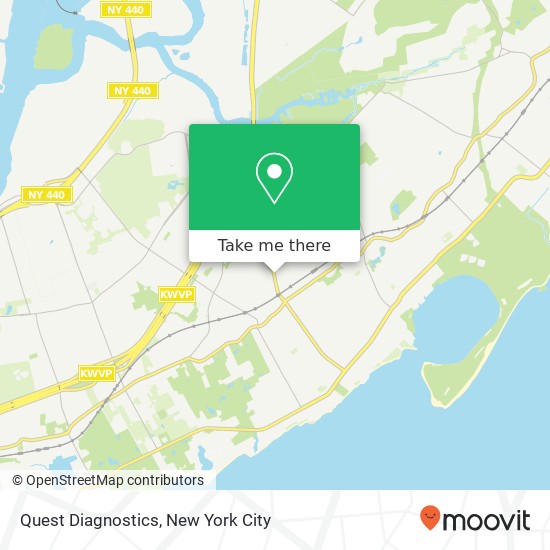 Quest Diagnostics map