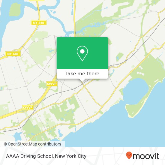 AAAA Driving School map