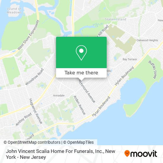 Mapa de John Vincent Scalia Home For Funerals, Inc.