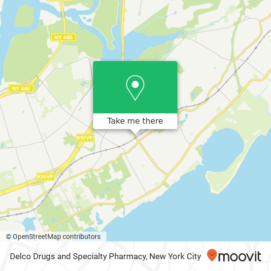 Delco Drugs and Specialty Pharmacy map