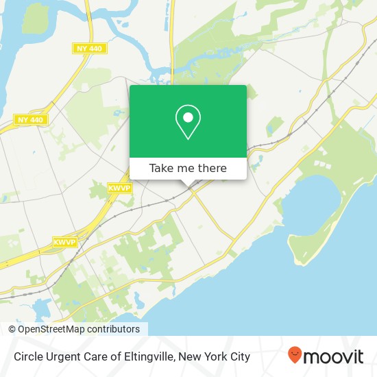 Mapa de Circle Urgent Care of Eltingville