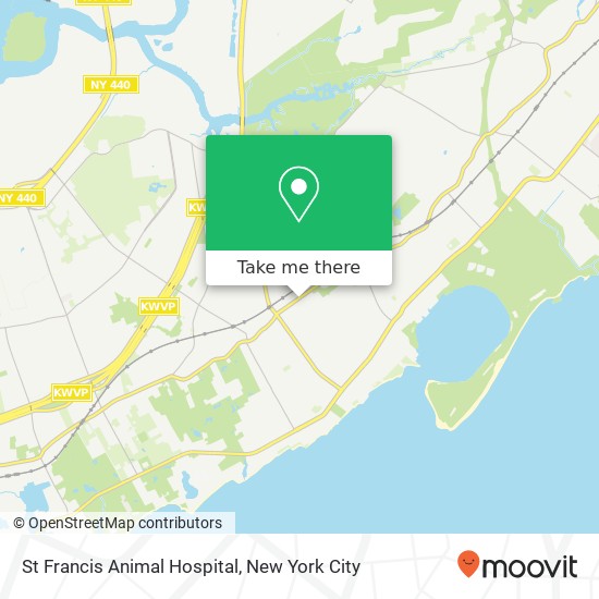 St Francis Animal Hospital map