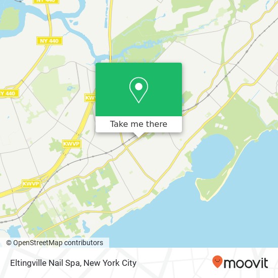 Mapa de Eltingville Nail Spa