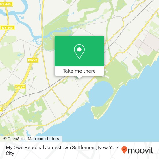 Mapa de My Own Personal Jamestown Settlement