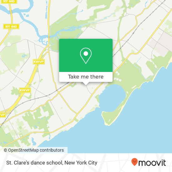 Mapa de St. Clare's dance school