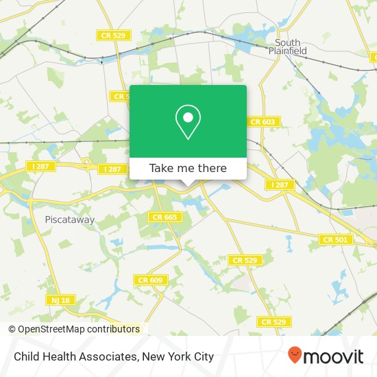 Mapa de Child Health Associates