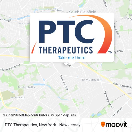 Mapa de PTC Therapeutics