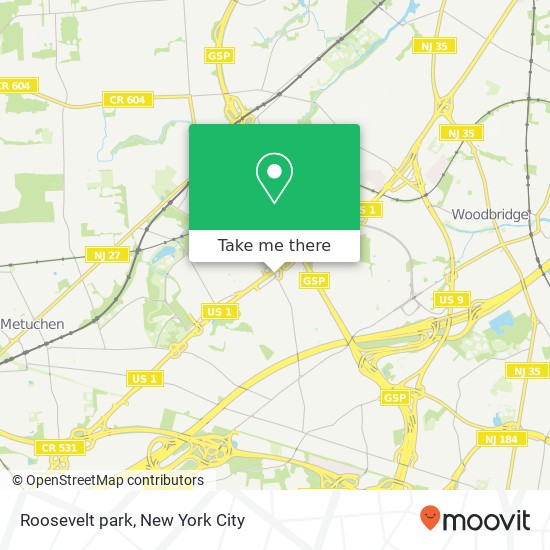 Mapa de Roosevelt park