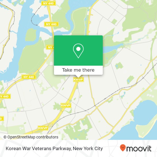 Mapa de Korean War Veterans Parkway