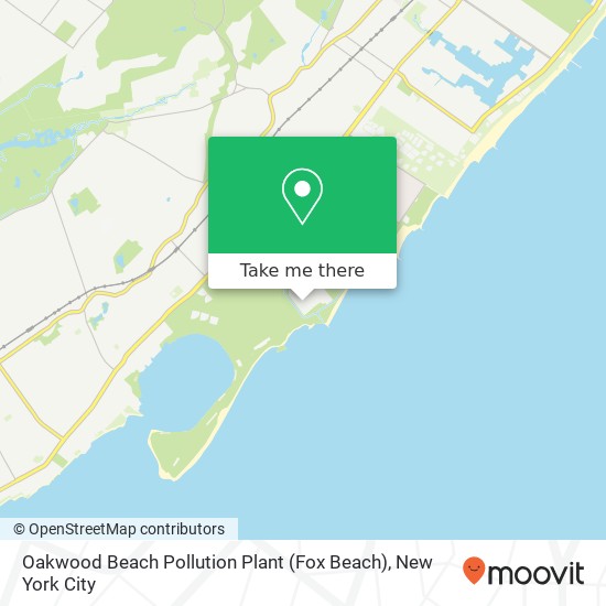 Mapa de Oakwood Beach Pollution Plant (Fox Beach)