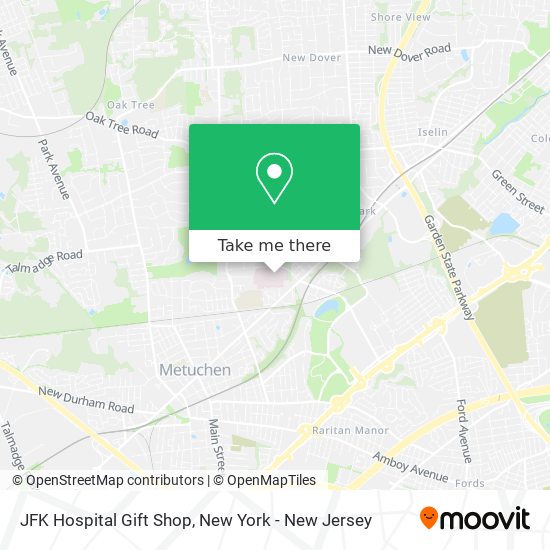 Mapa de JFK Hospital Gift Shop