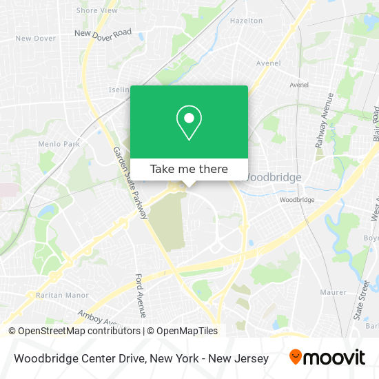 Mapa de Woodbridge Center Drive