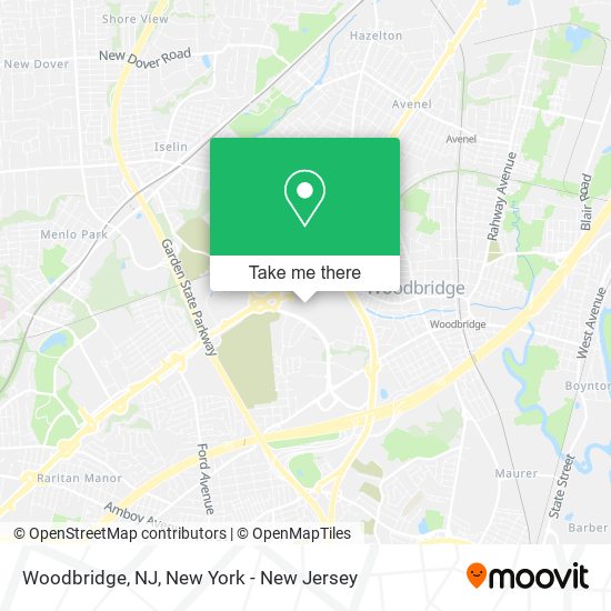 Woodbridge, NJ map