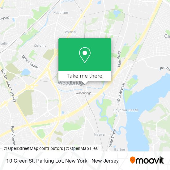 10 Green St. Parking Lot map