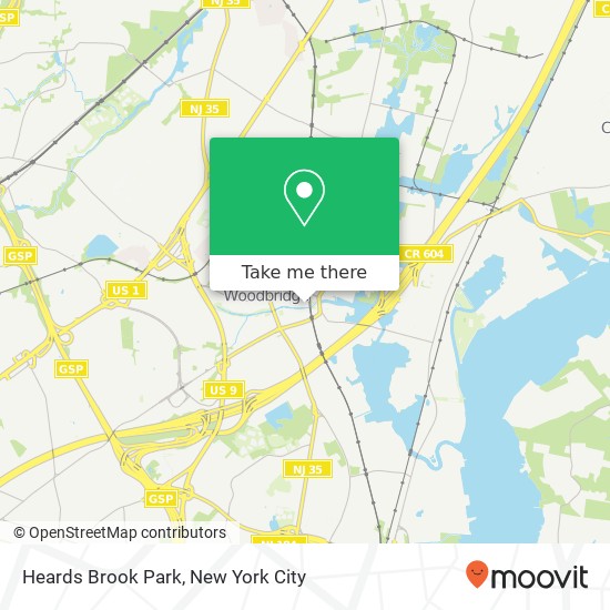 Mapa de Heards Brook Park