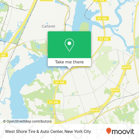 West Shore Tire & Auto Center map