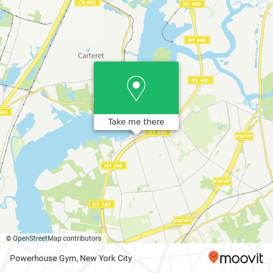 Mapa de Powerhouse Gym