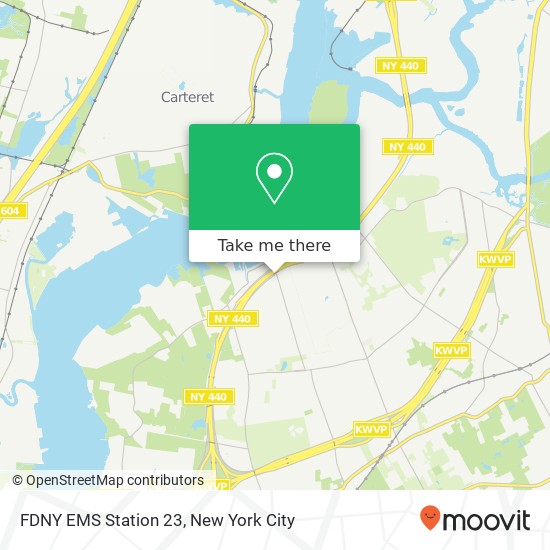 Mapa de FDNY EMS Station 23