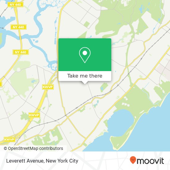 Leverett Avenue map
