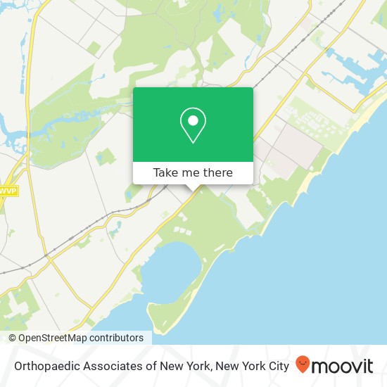 Orthopaedic Associates of New York map