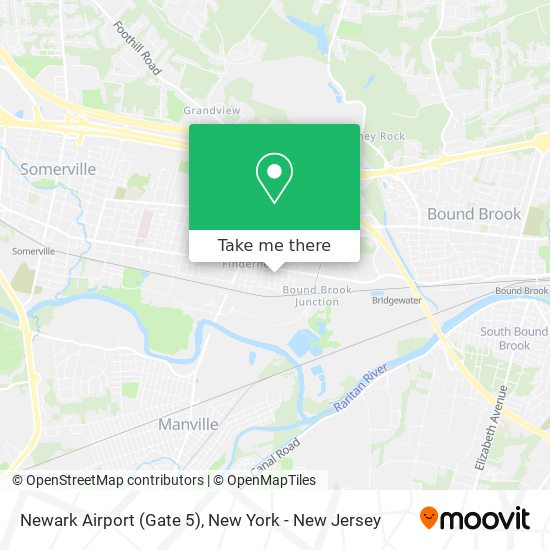 Newark Airport (Gate 5) map