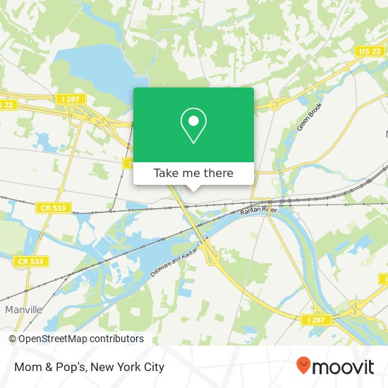 Mapa de Mom & Pop's