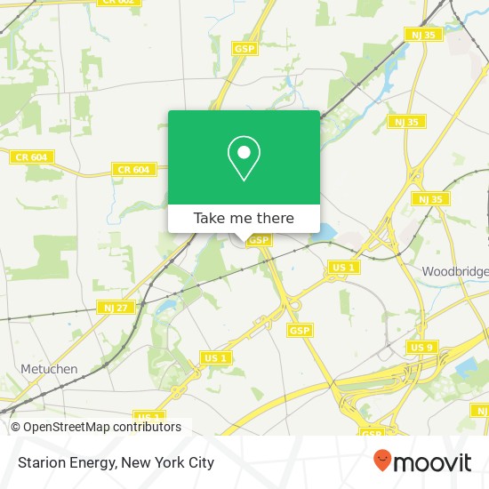 Starion Energy map