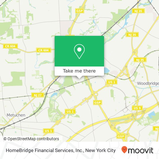 Mapa de HomeBridge Financial Services, Inc.