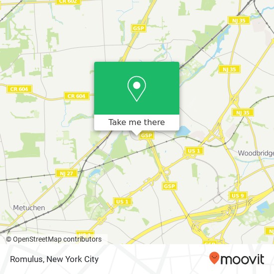 Romulus map