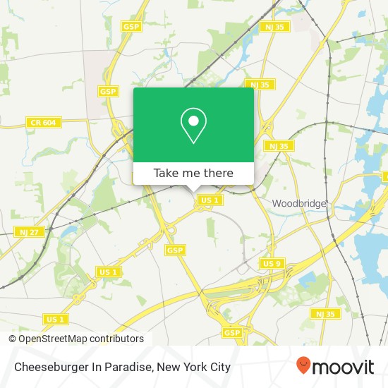 Cheeseburger In Paradise map